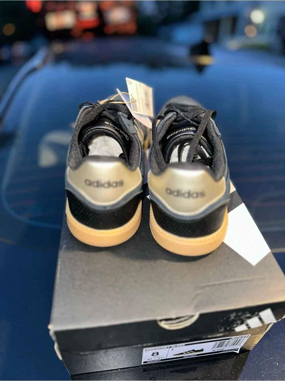 Adidas Breaknet Sleek Black/Gold/Gum Women’s Low Top Lace Up